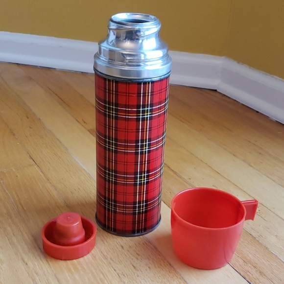aladdin plaid thermos
